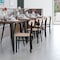 Flash Furniture Metal Dining Chairs - Natural Wood Seat/Back, PK 2 2-XU-DG6V5B-NAT-GG - alternate 2
